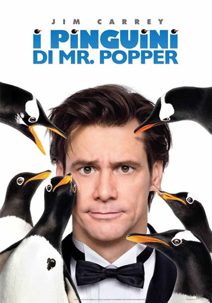 locandina i pinguini di mr. popper