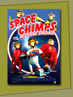 locandina space chimps