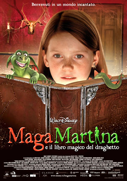 locandina maga martina e il libro magico del draghetto