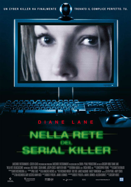 locandina nella rete del serial killer