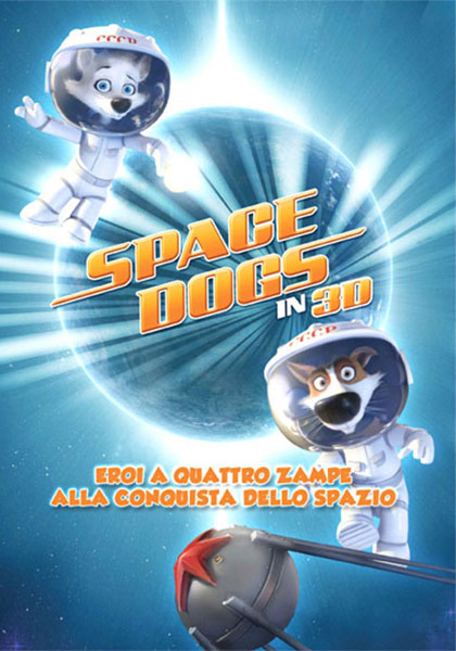 locandina space dogs 3D