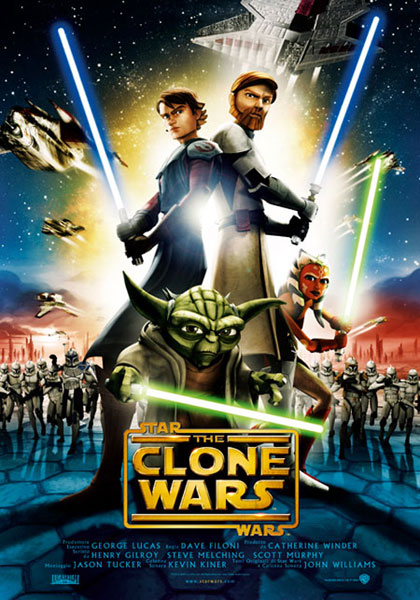 locandina star wars the clone wars