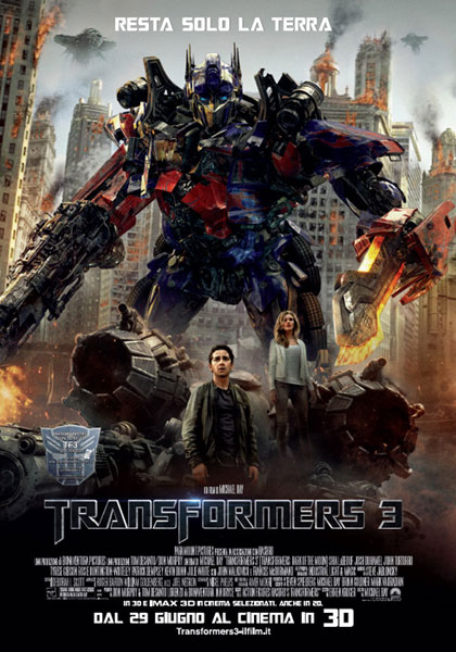 locandina Transformers 3