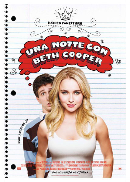 locandina una notte con beth cooper