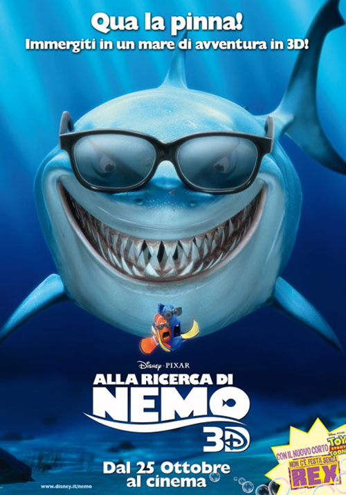 Alla ricerca di Nemo 3D locandina/poster