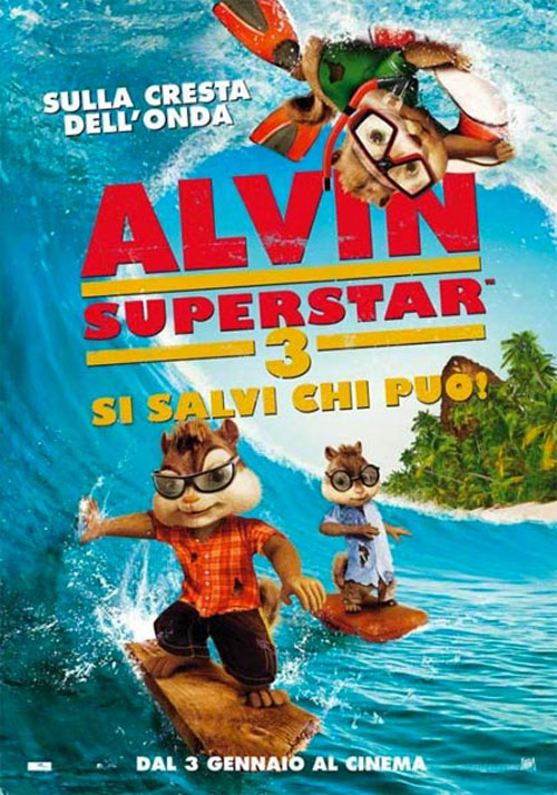 alvin superstar 3 locandina/poster