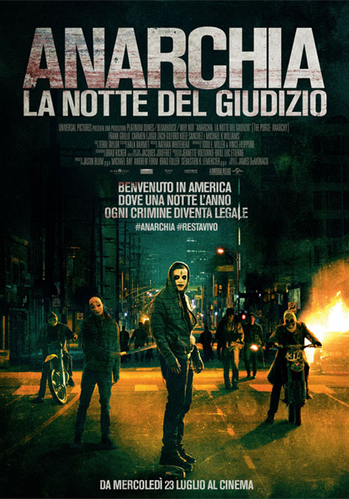 Anarchia La notte del giudizio locandina/poster