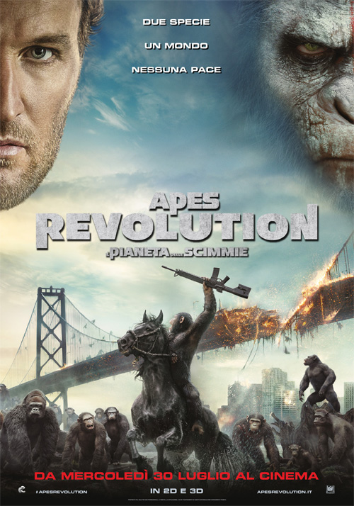 Apes Revolution locandina/poster