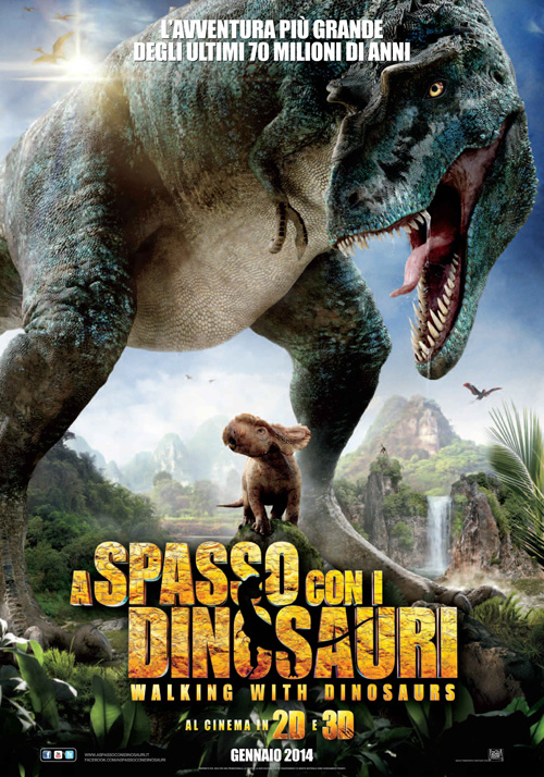 A spasso con i dinosauri locandina/poster