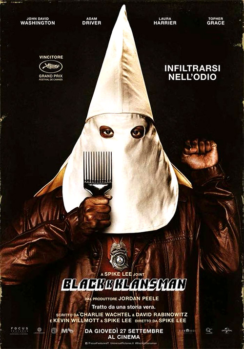 Blackkklansman locandina/poster