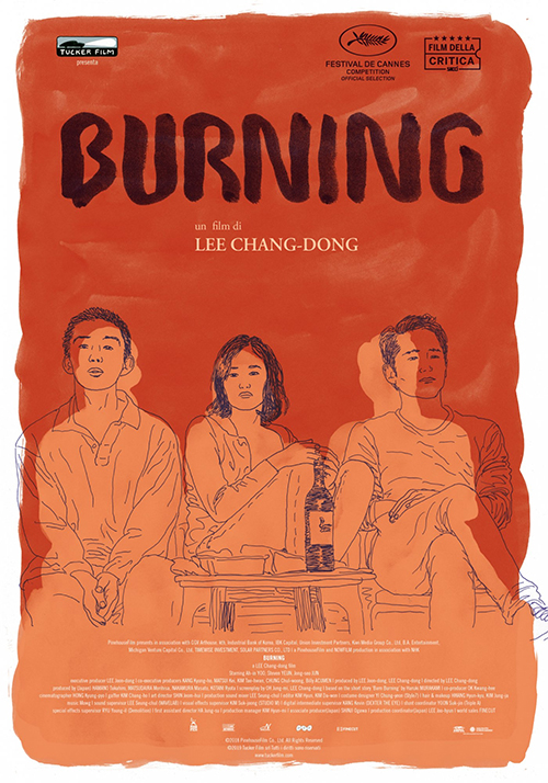 Burning locandina/poster