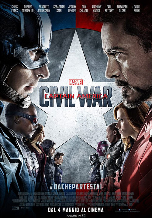 Captain America Civil War locandina/poster