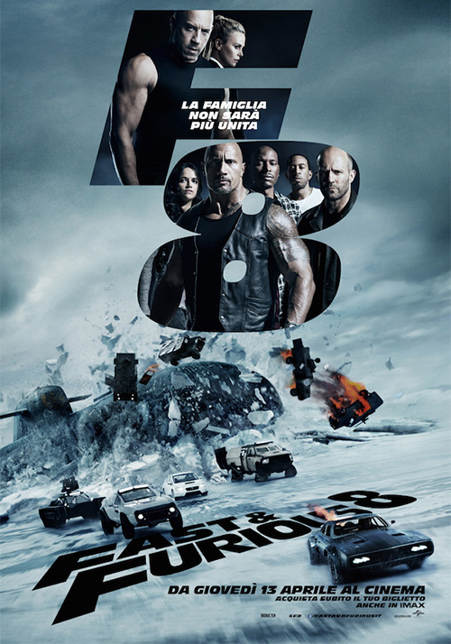 Fast and Furious 8 locandina/poster