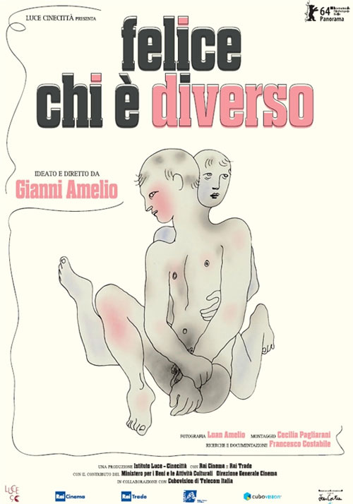 Felice chi  diverso locandina/poster