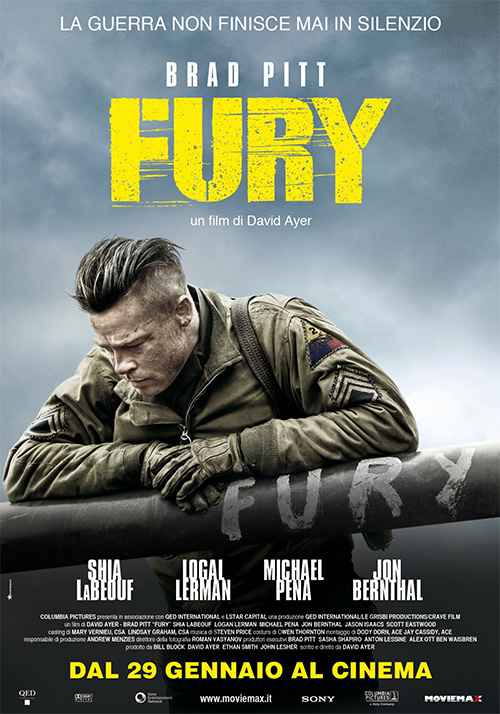 Fury locandina/poster