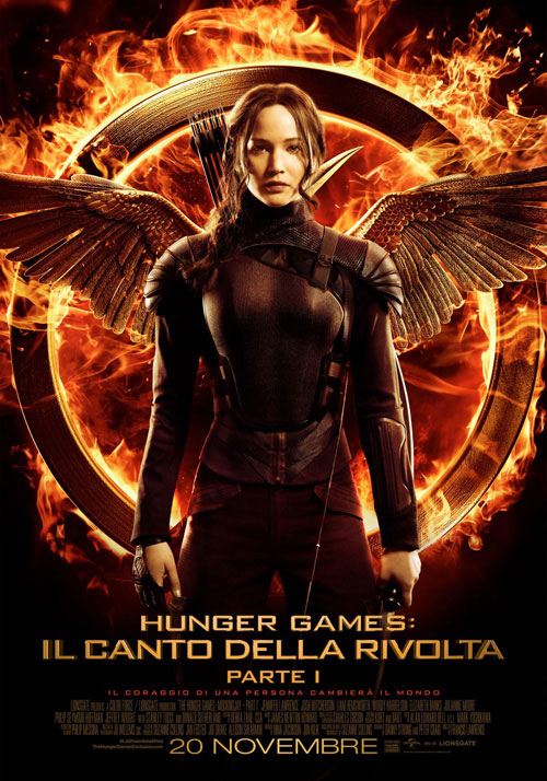 Hunger Games Il canto della rivolta Parte 1 locandina/poster