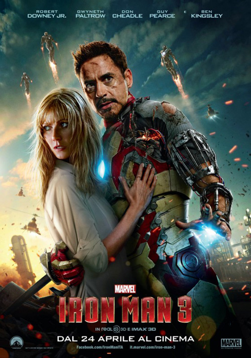 Iron Man 3 locandina/poster