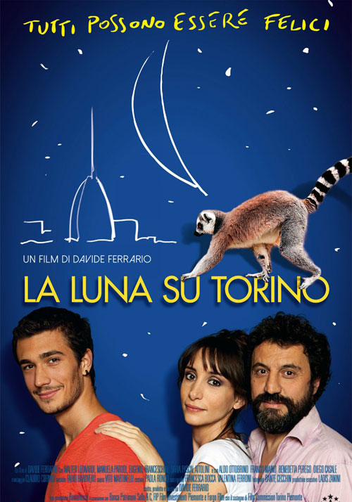 La luna su Torino locandina/poster