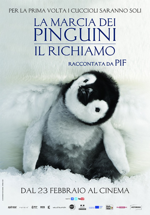 La marcia dei pinguini Il Richiamo locandina/poster