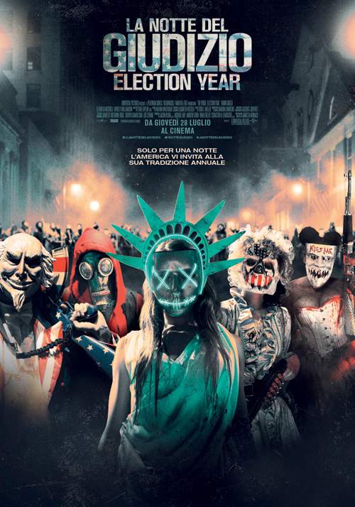 La notte del giudizio Election Year locandina/poster