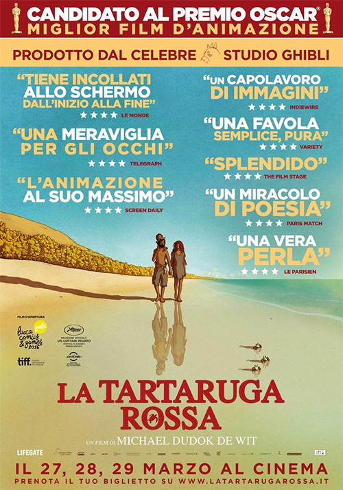 La tartaruga rossa locandina/poster