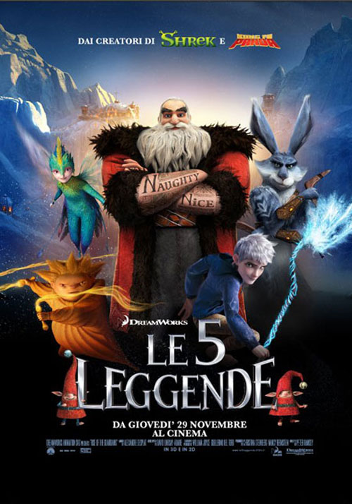 Le 5 leggende locandina/poster