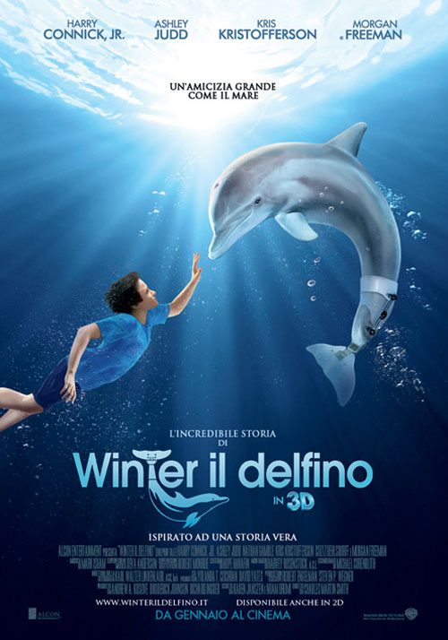 L'incredibile storia di winter il delfino locandina/poster