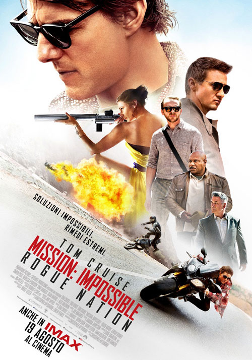 Mission Impossible Rogue Nation locandina/poster