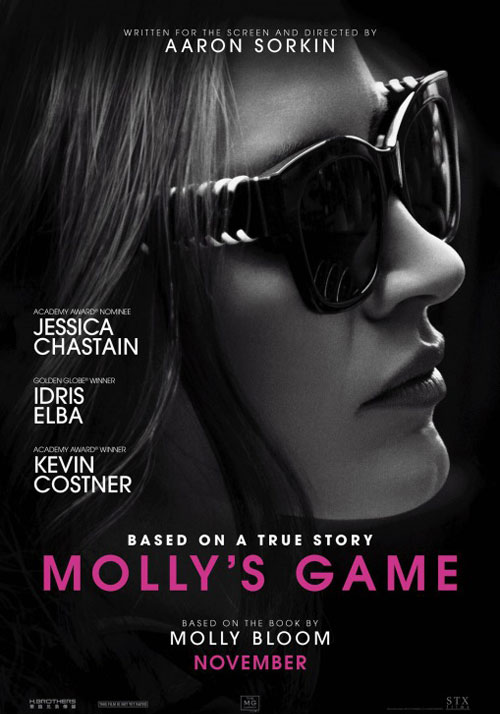 Molly's Game locandina/poster