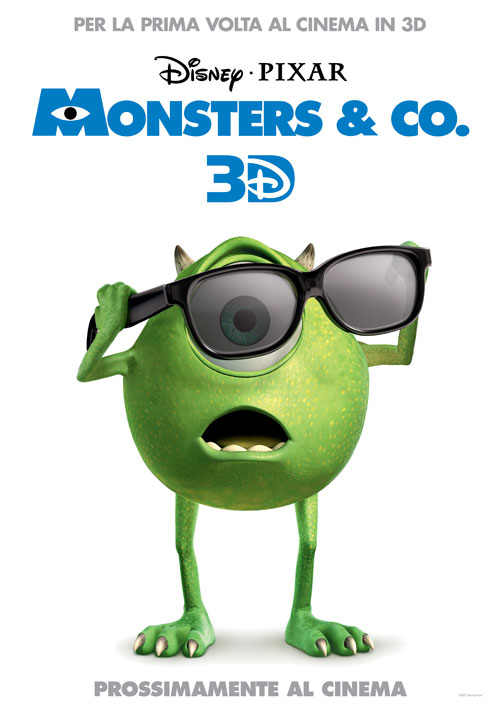 Monsters and Co 3D locandina/poster