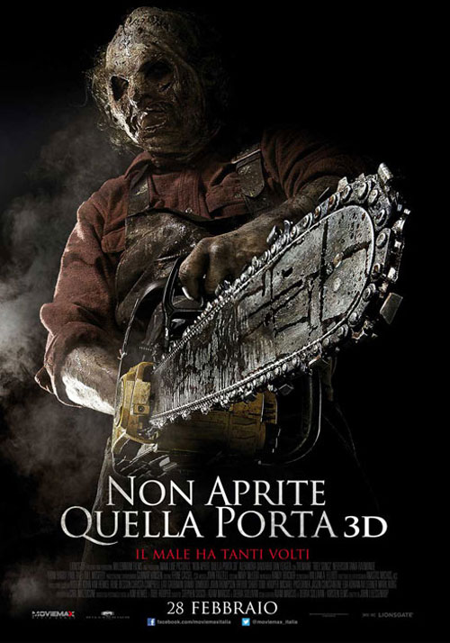 Non aprite quella porta 3D locandina/poster