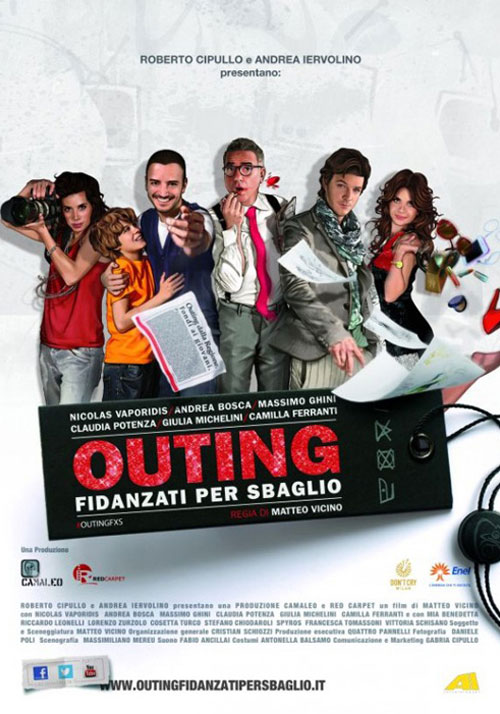 Outing fidanzati per sbaglio locandina/poster