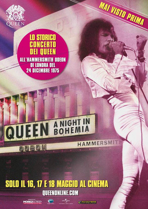 Queen A Night in Bohemia locandina/poster