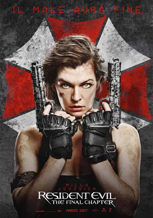 Resident Evil The Final Chapter locandina/poster