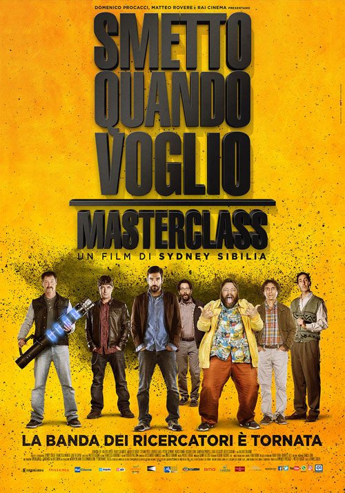 Smetto Quando Voglio Masterclass locandina/poster