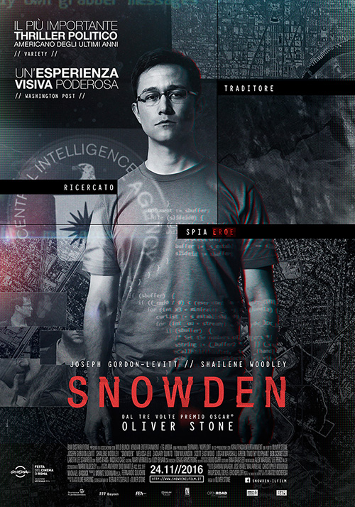 Snowden locandina/poster