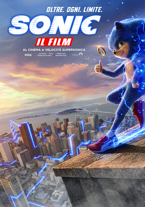 Sonic Il Film locandina/poster