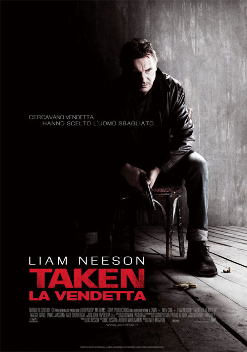 Taken La Vendetta locandina/poster