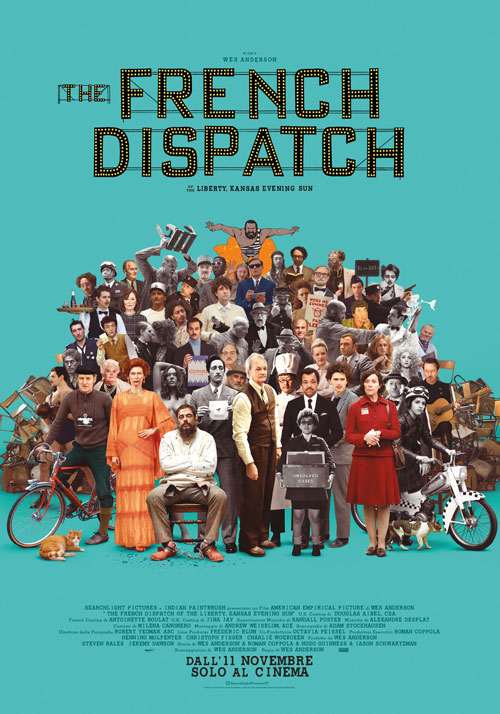 The French Dispatch locandina/poster