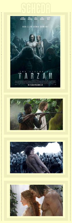 The legend of Tarzan scheda