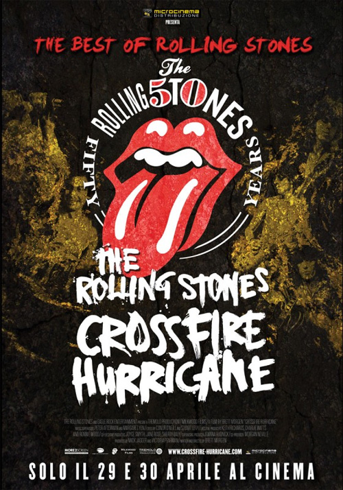 The Rolling Stones Crossfire Hurricane locandina/poster