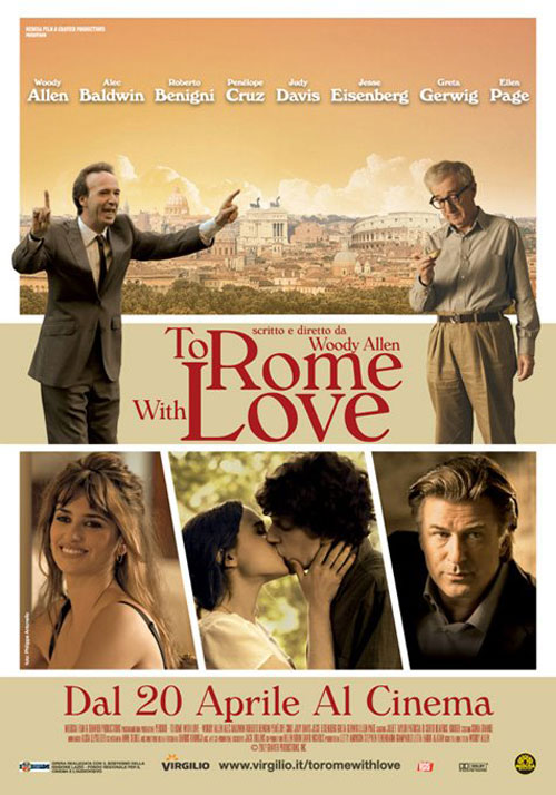 To Rome with Love locandina/poster