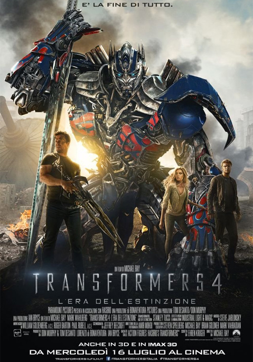 Transformers 4 locandina/poster