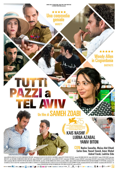 Tutti pazzi a Tel Aviv locandina/poster