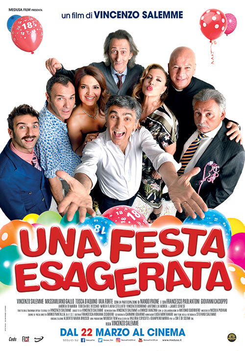 Una festa esagerata locandina/poster