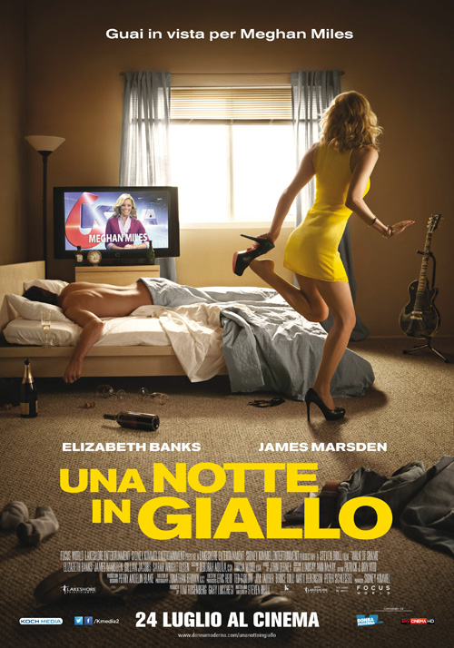 Una notte in giallo locandina/poster