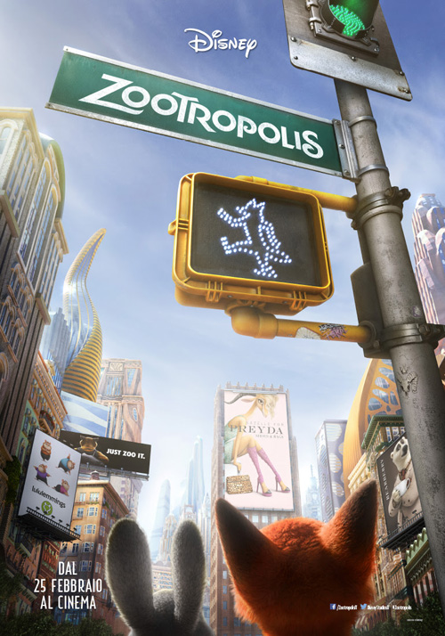 Zootropolis locandina/poster